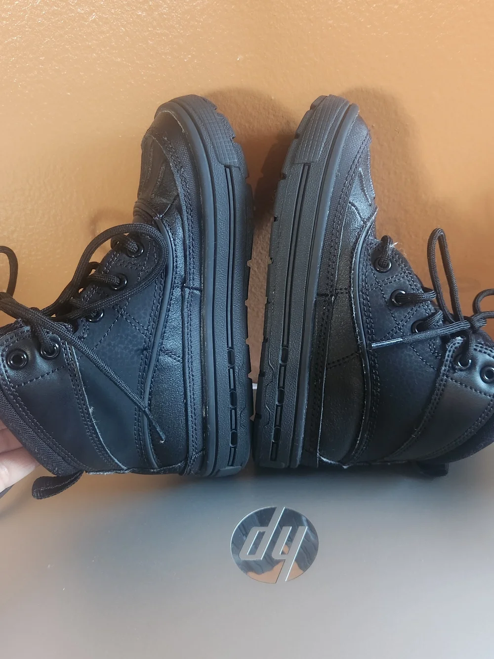Nike ACG Kids Black High-Top Lace Boots
